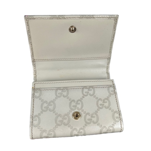 Gucci Monogram Leather Card Holder Wallet - Picture 3 of 8